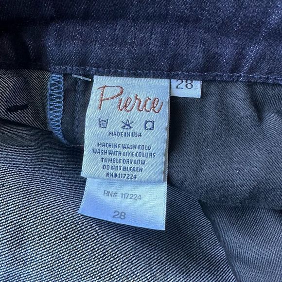 Pierce Denim Low Rise Flare Jeans Size 28 NWT - Picture 8 of 12